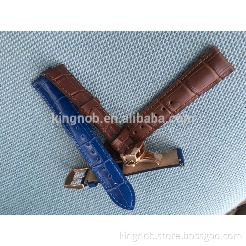 Customize Calf Leather Watch Band with Quick Release Spring Bar 18mm 20mm 22mm Interchangeable Strap